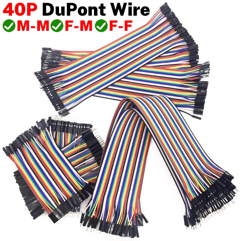 Jumper Wire Kit - 40Pin Dupont Cable Ribbon Jumper Wire