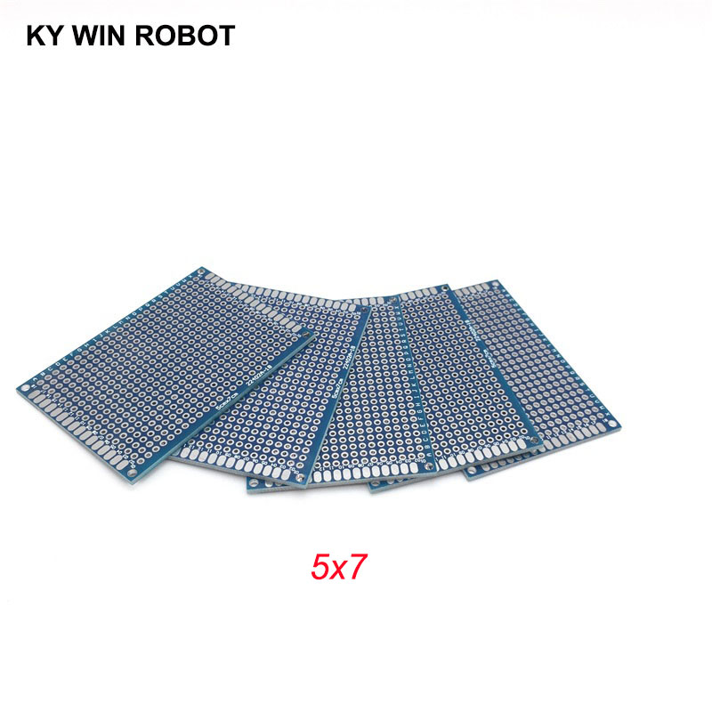 Pcb Prototyping Board - 5 Cái 5X7Cm 50X70 Mm Xanh
