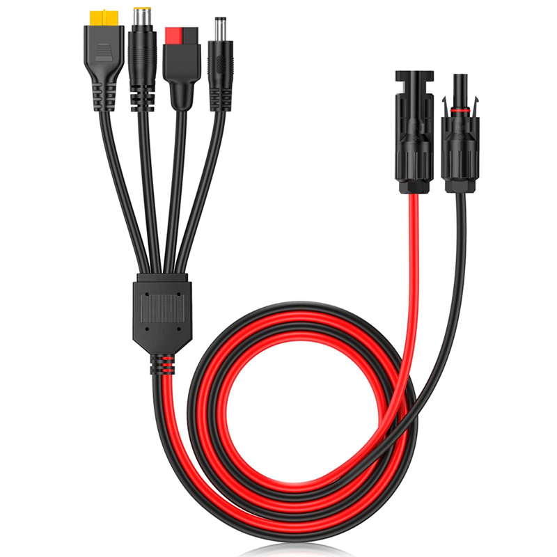 Ipex Connector - A01F-4-In-1 Solar Panel Connector Extension Cable
