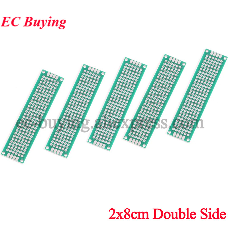 Pcb Prototyping Board - 5 pcs 2x8 cm Đôi Side