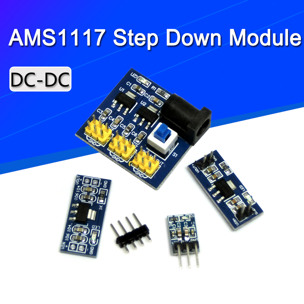 Ams1117 Module - LM1117 AMS1117 4.5-7V Xoay 3.3V 5.0V