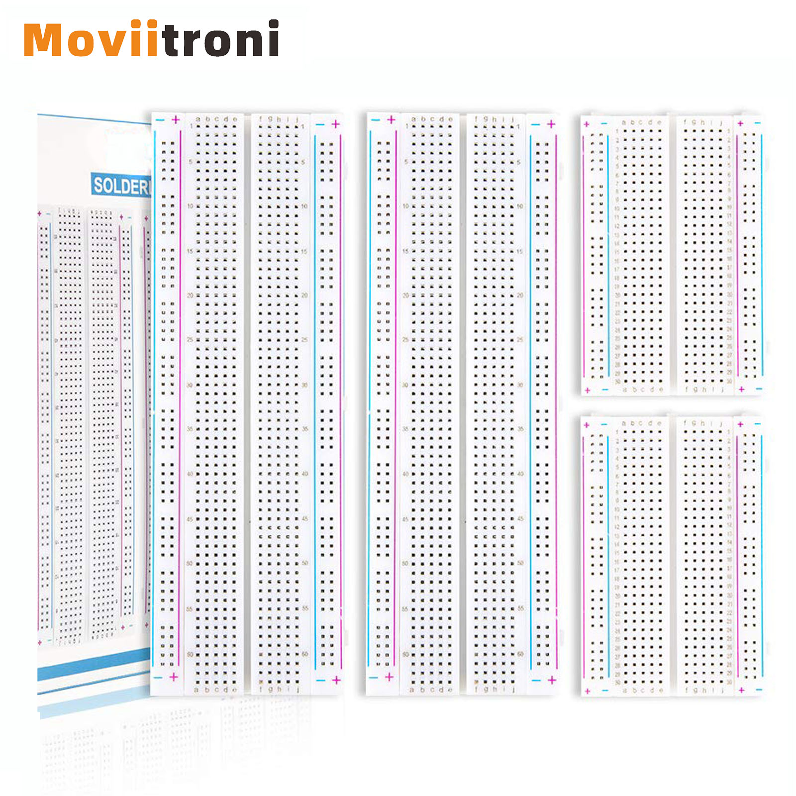 4pcs 400/830 Points Breadboard - đánh giá và giá Breadboard 400 Point