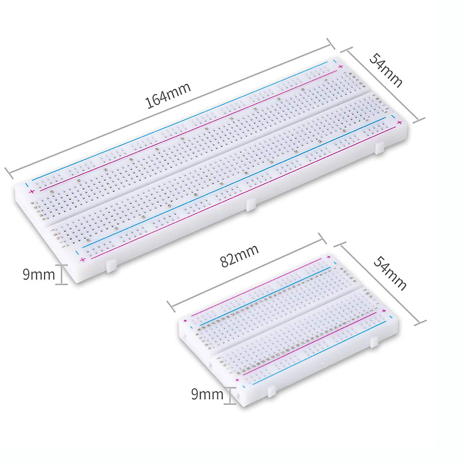 4pcs 400/830 Points Breadboard - đánh giá và giá Breadboard 400 Point