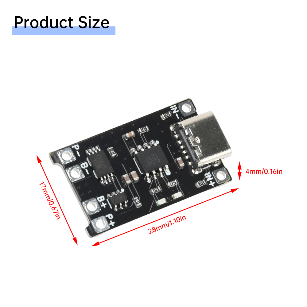 5pcs Type C DC 4-8V TP4056 Li- - đánh giá và giá Tp4056 Module