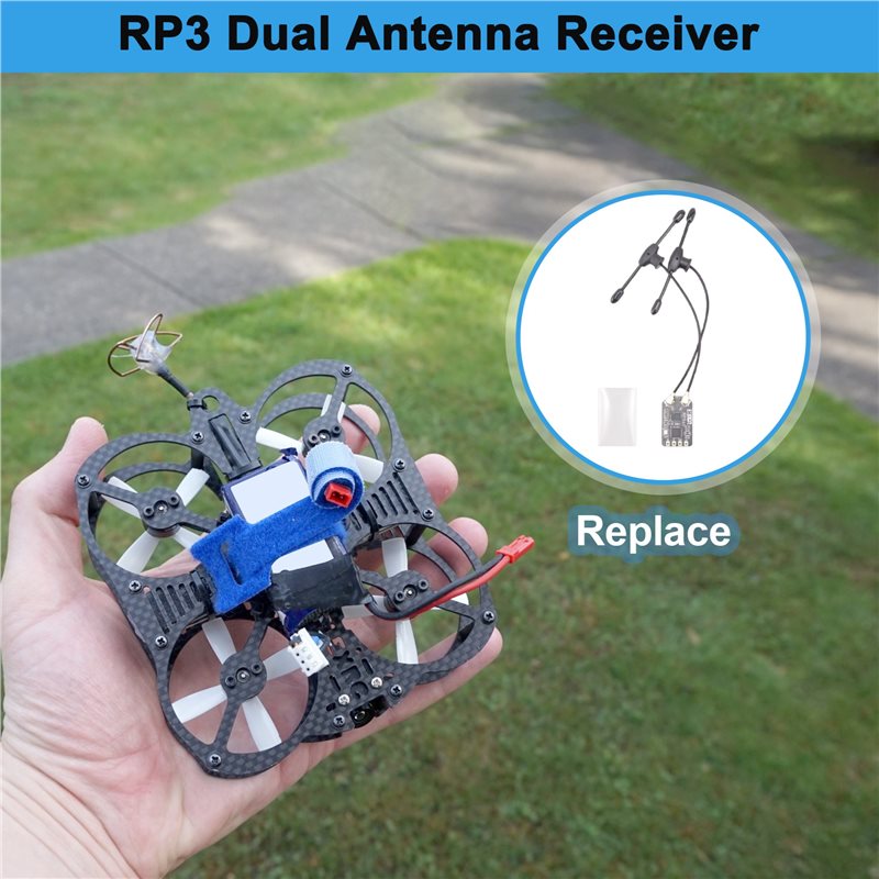 BEDW-RP3 Dual Antenna Receiver - đánh giá và giá Antenna 2.4Ghz