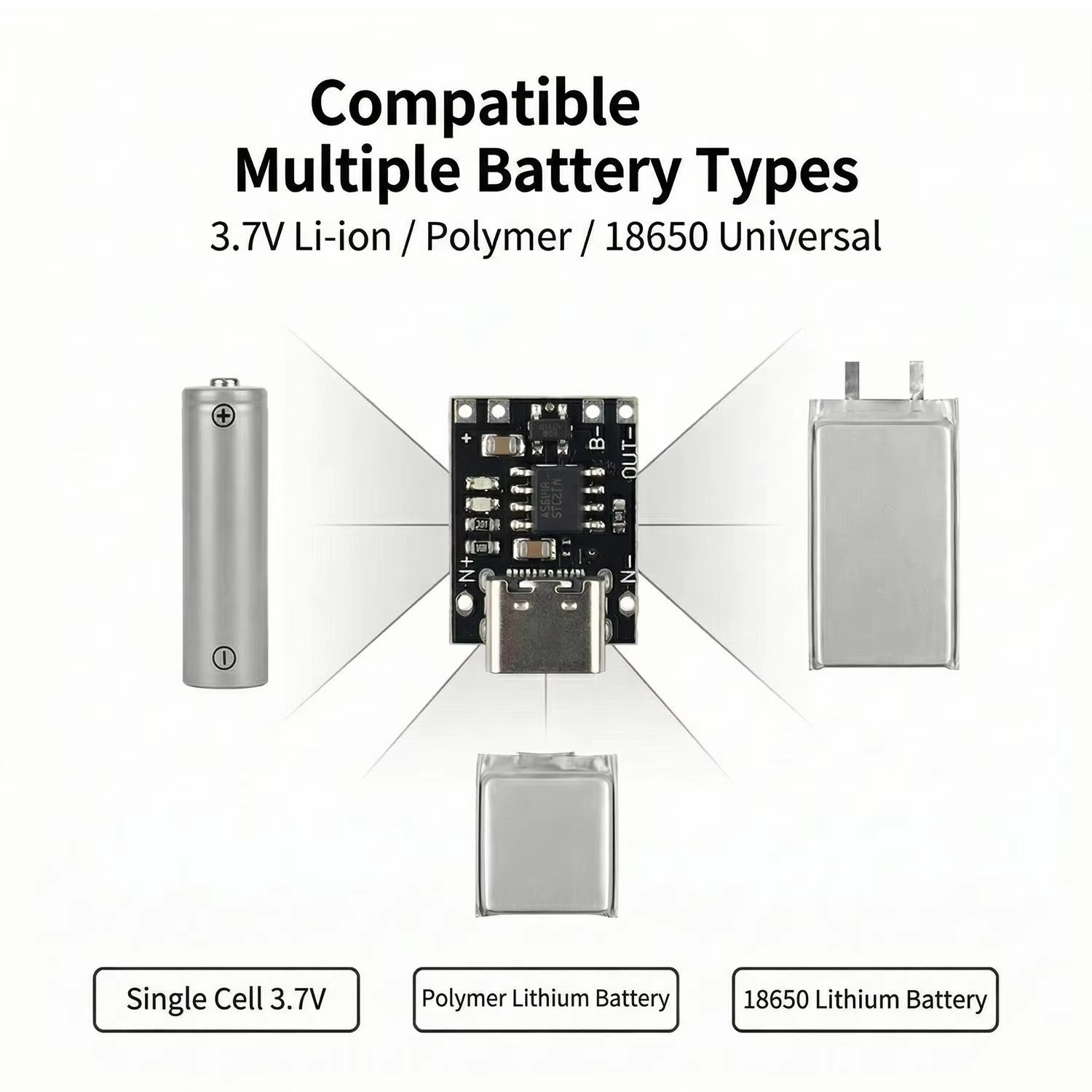 Type-C Charging Board with Pro - đánh giá và giá Li Ion Charger Module