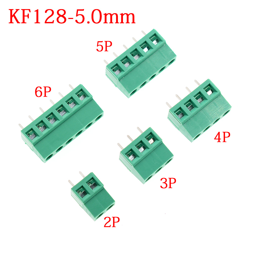 10/50PCS KF128-5.0mm KF128 5.0 - đánh giá và giá Screw Terminal Block