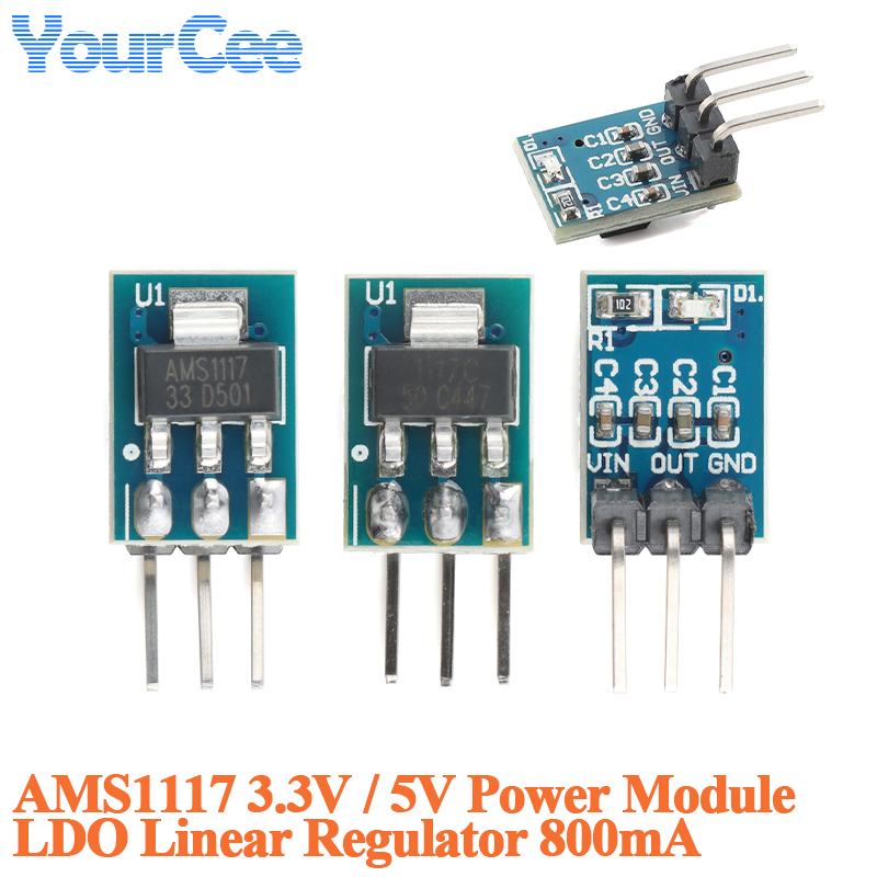 20pcs/1pc AMS1117 3.3V 5V Powe - đánh giá và giá Ams1117 Module