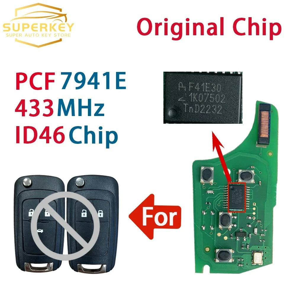 SUPERKEY PCF7941E 433MHz Car K - đánh giá và giá Proto Board