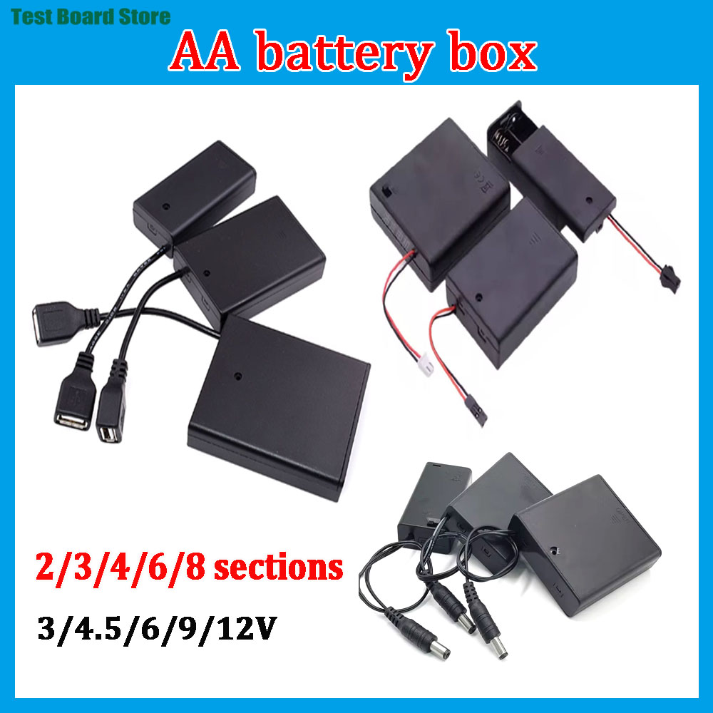 1pcs AA Battery Holder/Box In  - đánh giá và giá Jumper Wire Kit