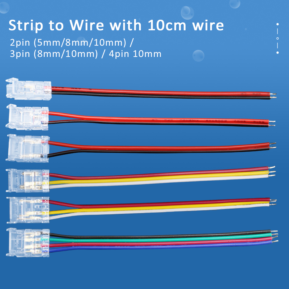 Solderless LED Connector 2 Pin - đánh giá và giá Jumper Wire Kit