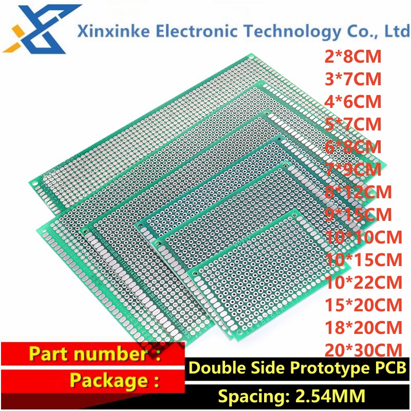 5PCS 2.54MM 7*9CM 3cm*7cm 5x7  - đánh giá và giá Pcb Prototyping Board