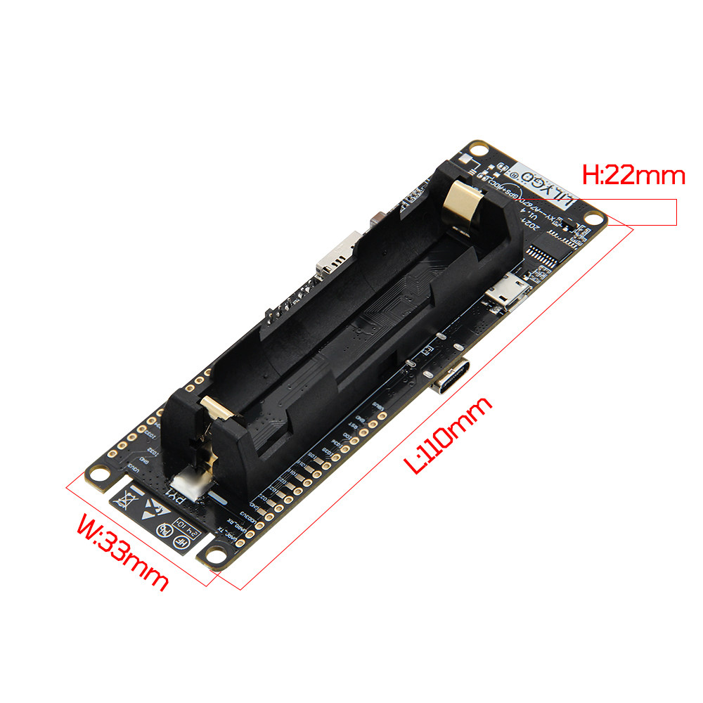 LILYGO T-A7670E ESP32 Developm - đánh giá và giá Esp32 Battery Holder Lipo