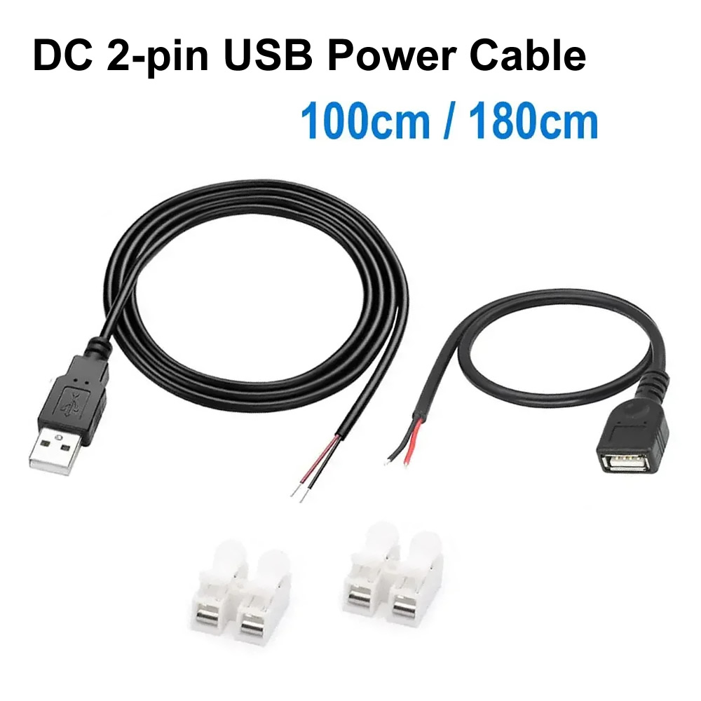 DC 2-pin USB Power Cable USB M - đánh giá và giá Ipex Connector