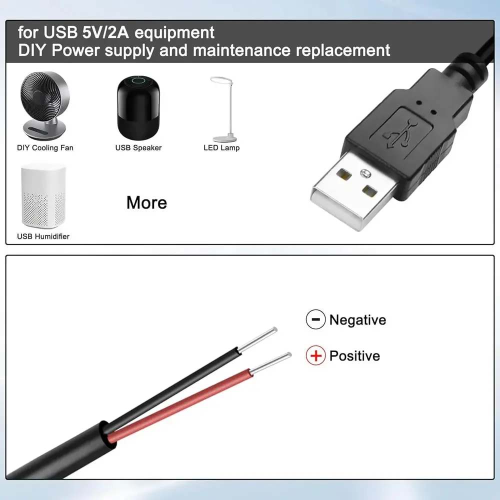 DC 2-pin USB Power Cable USB M - đánh giá và giá Ipex Connector