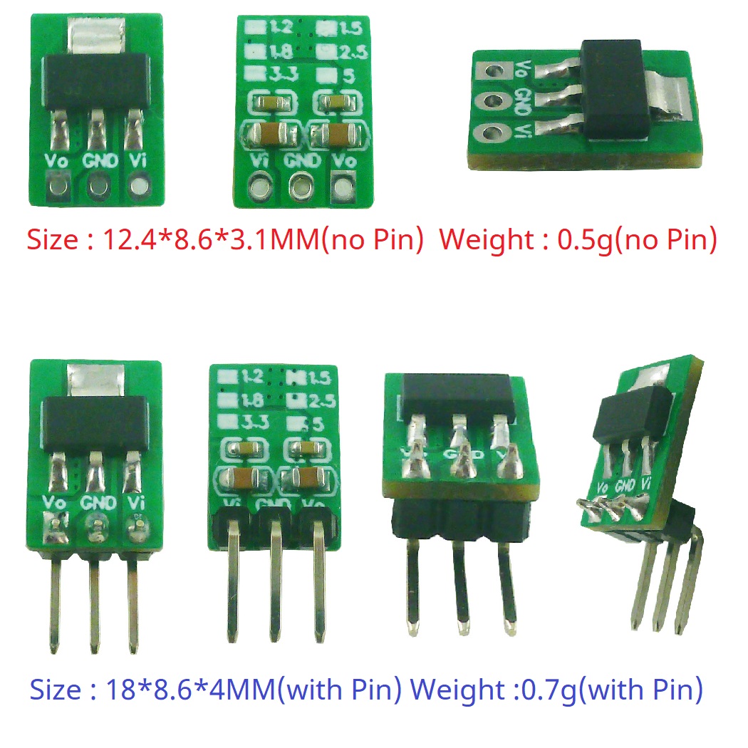 AMS1117 7805 Compatible LDO Mo - đánh giá và giá Ams1117 Module