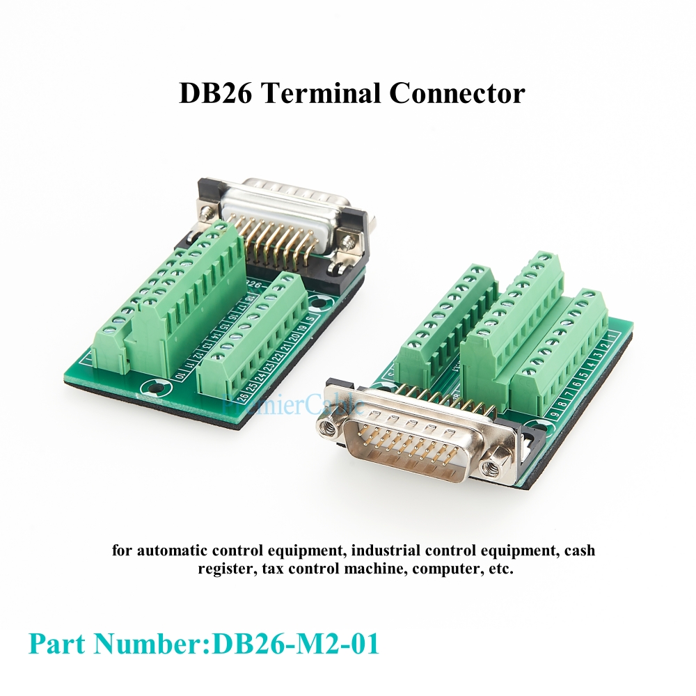 DB26 Male to Terminal Block Ma - đánh giá và giá Screw Terminal Block