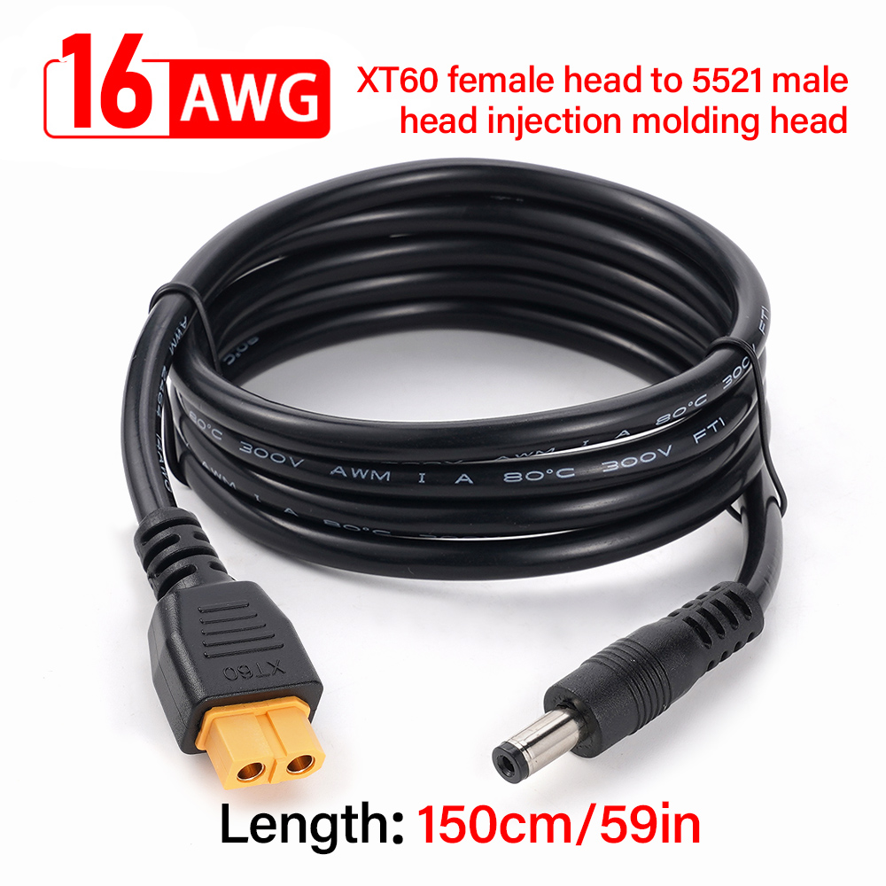 XT60 Female Connector To DC552 - đánh giá và giá Ipex Connector