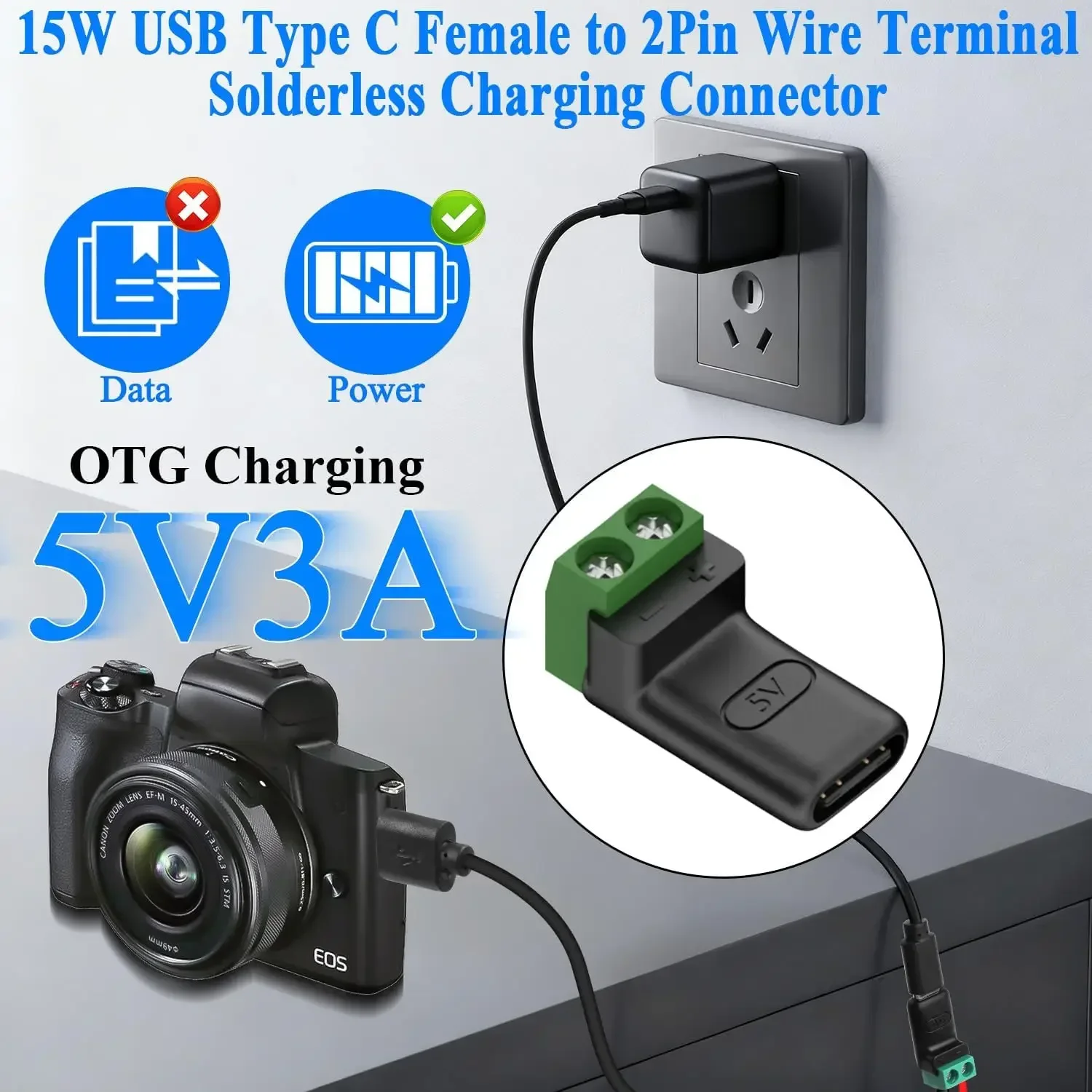 1-4Pcs Solderless Plug USB C t - đánh giá và giá Screw Terminal Block