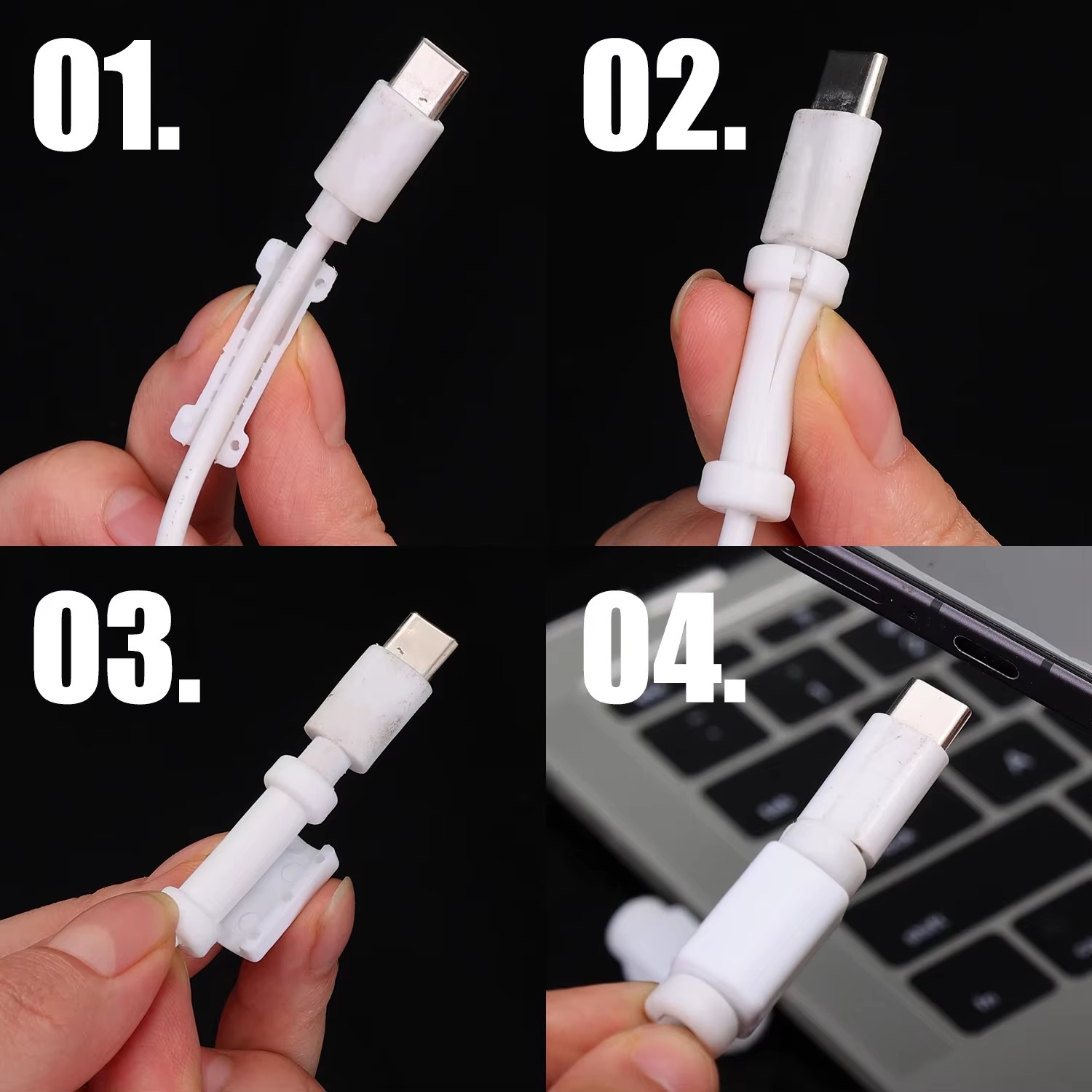 Anti Break Cable Protector Sof - đánh giá và giá Usb C Cable