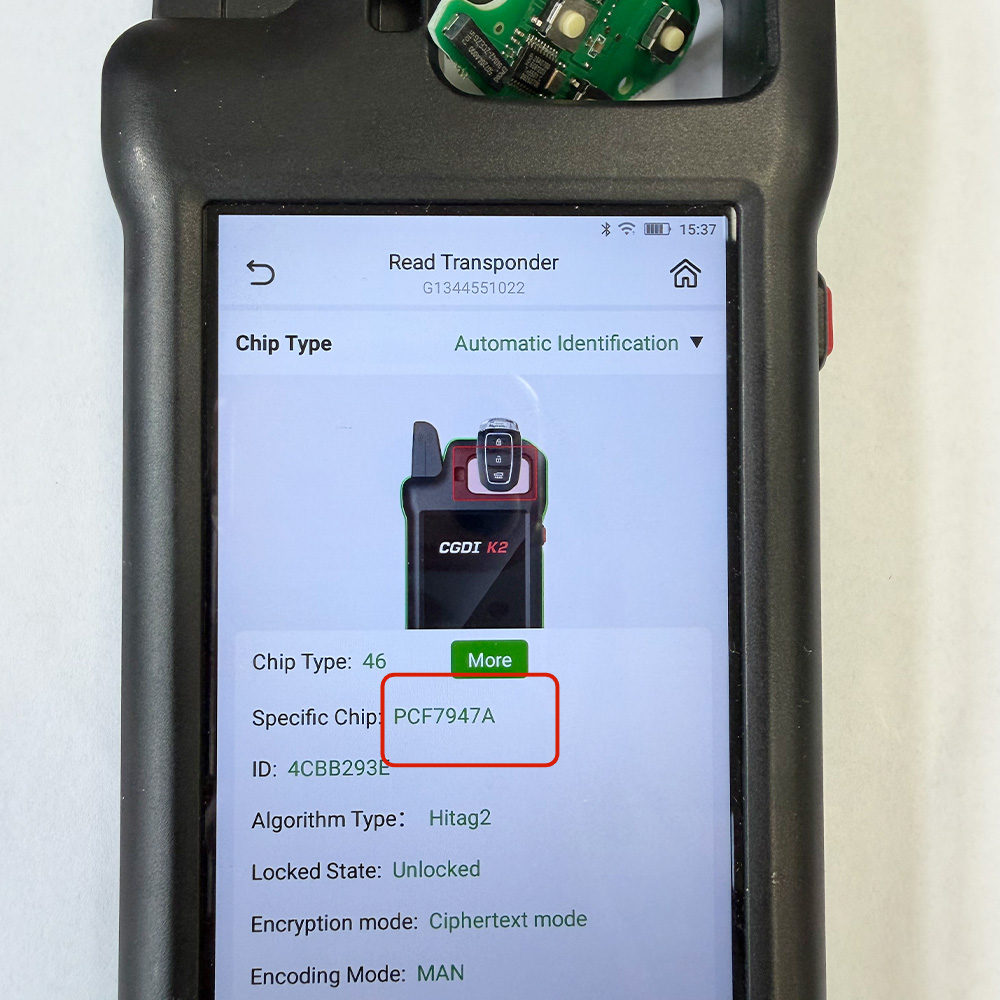 ID46 PCF7946 / PCF7947 433MHz  - đánh giá và giá Proto Board