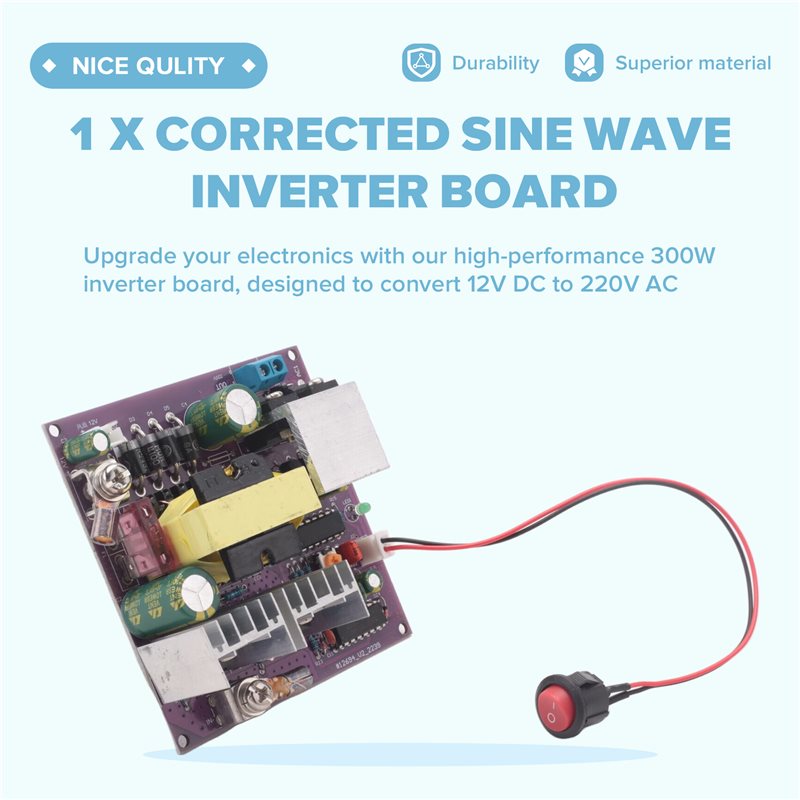 300W Corrected Sine Wave Inver - đánh giá và giá Boost Converter