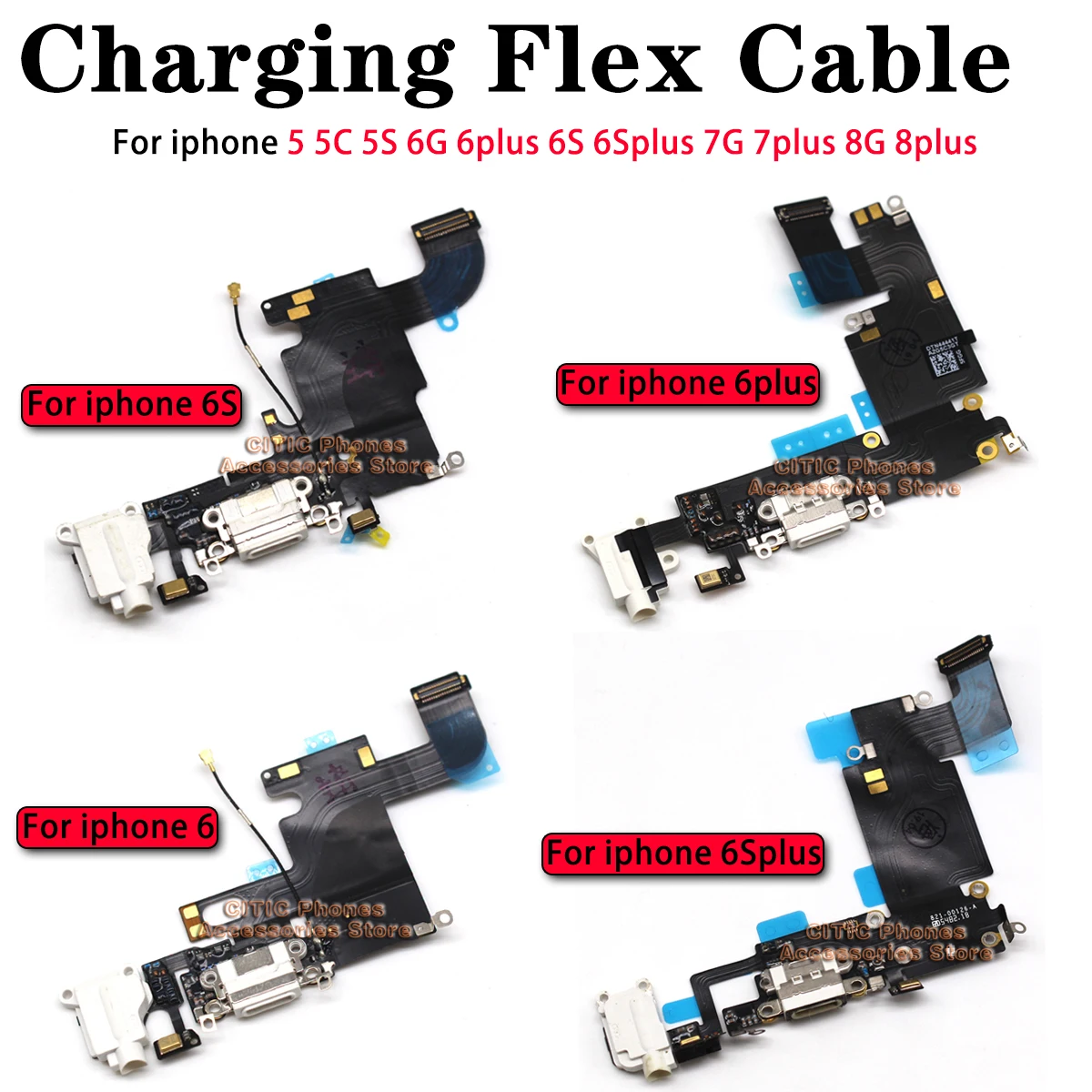 5pcs For iPhone 6 6S 7 8 Plus  - đánh giá và giá Ipex Connector