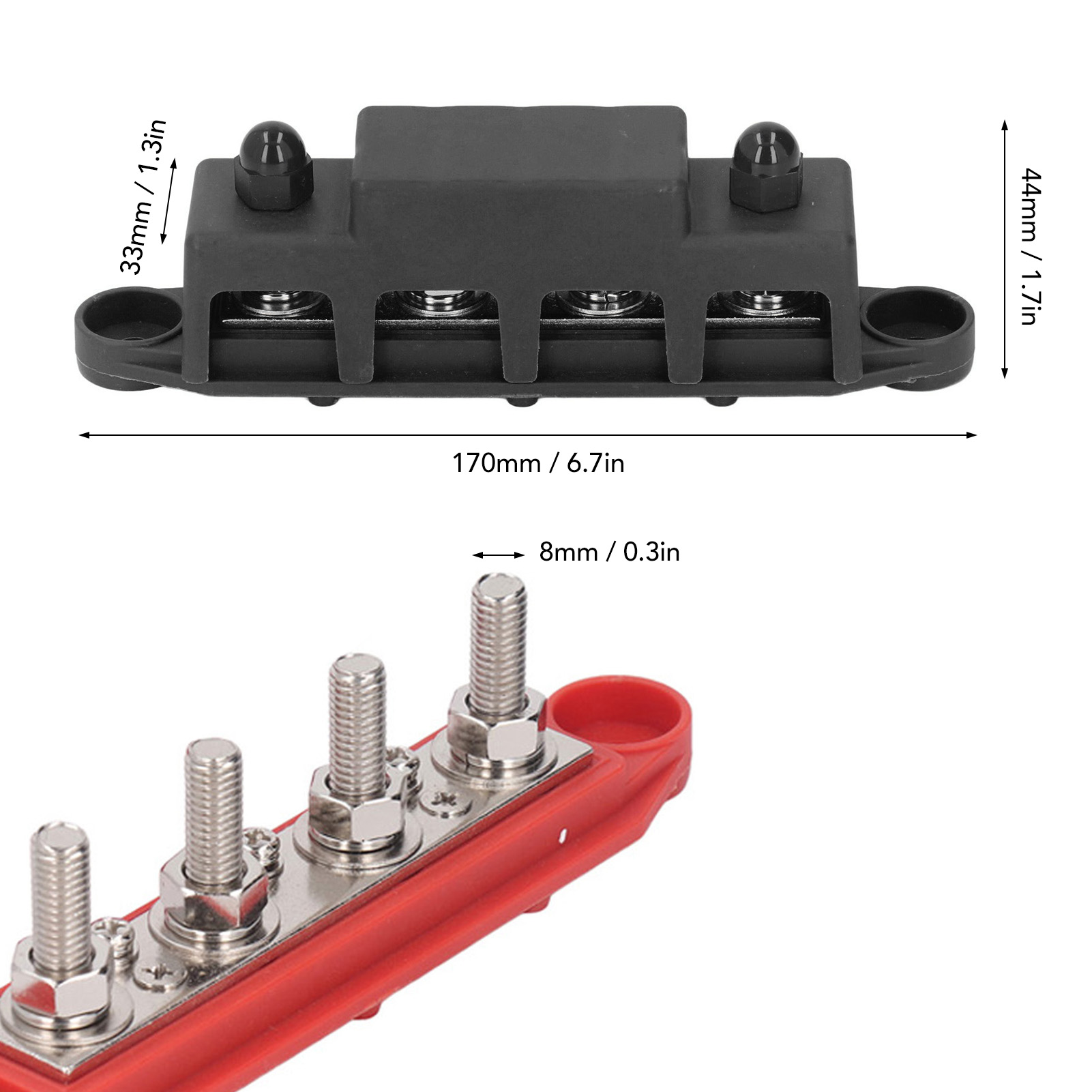 Power Distribution Block M8 Sc - đánh giá và giá Screw Terminal Block