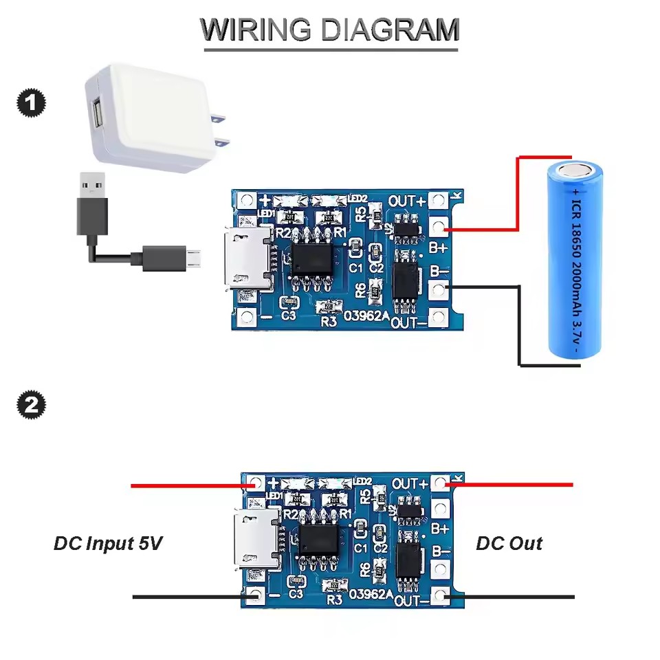 USB Type-C TP4056 Charging Mod - đánh giá và giá Tp4056 Module