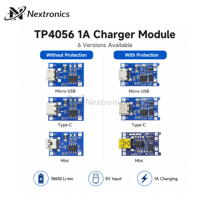 5/10PCS 18650 Lithium Battery  - đánh giá và giá Tp4056 Module