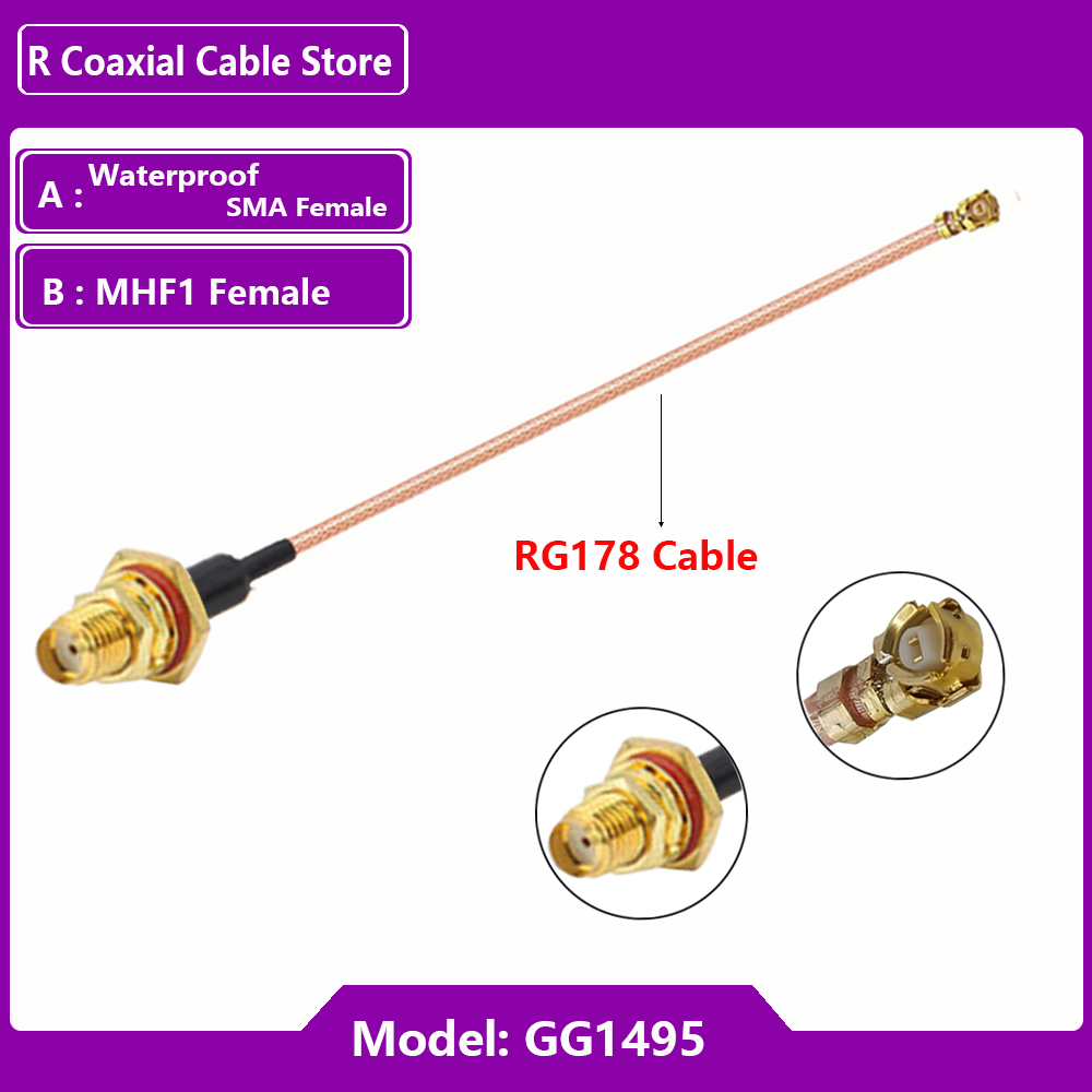 1PC UFL u.FL MHF Female to SMA - đánh giá và giá Ipex Connector
