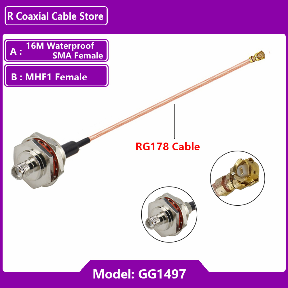 1PC UFL u.FL MHF Female to SMA - đánh giá và giá Ipex Connector